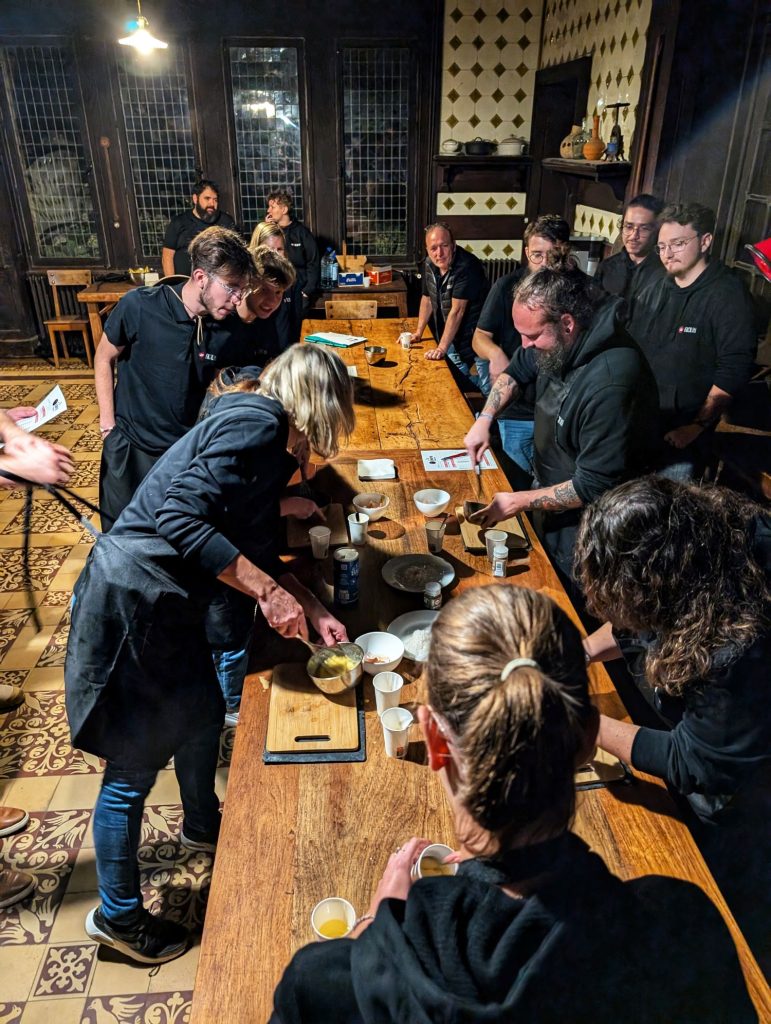 Défi en équipe dans la cuisine du Château